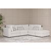 Heather Corner Arm Sectional Light Grey